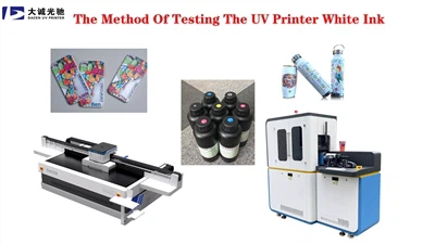 Metóda testovania bieleho atramentu UV tlačiarne